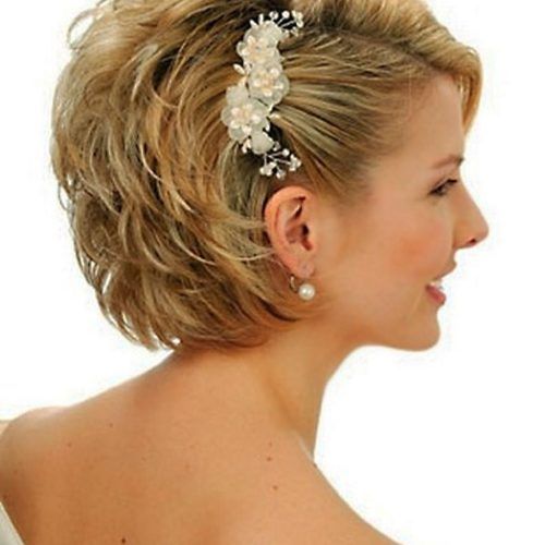 Updo Hairstyles For Short Hair For Wedding (Photo 6 of 15)