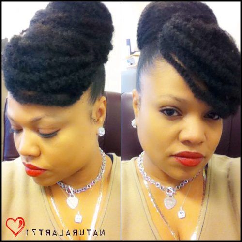 Stylish Updos With Puffy Crown And Bangs (Photo 20 of 20)