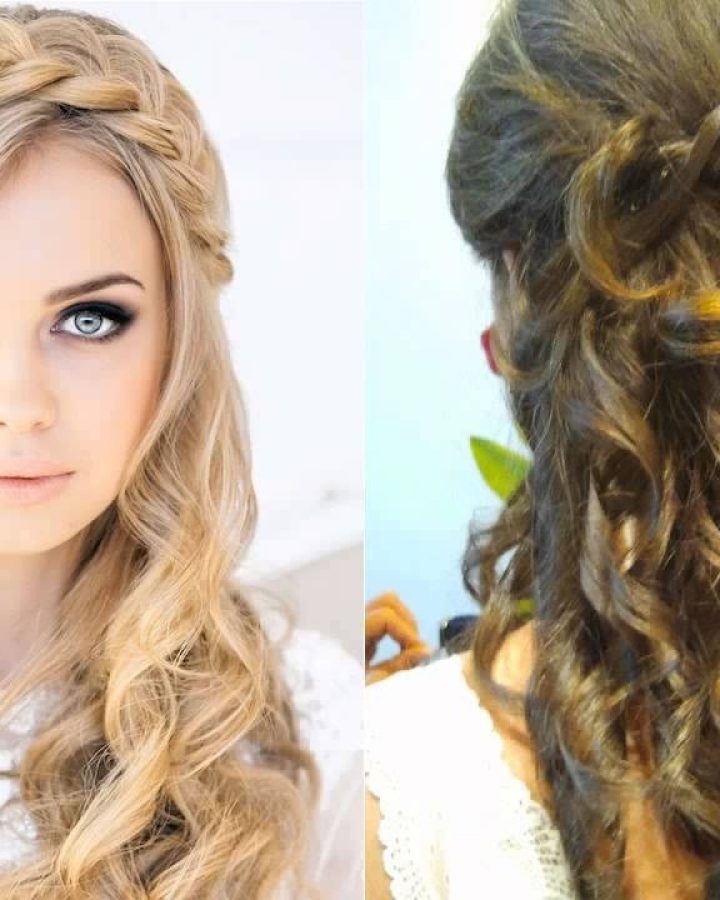 15 Collection of Wedding Guest Hairstyles for Long Curly Hair