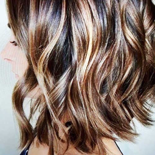 Point Cut Bob Hairstyles With Caramel Balayage (Photo 12 of 20)