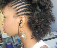 20 Best Collection of Side Braided Mohawk Hairstyles with Curls