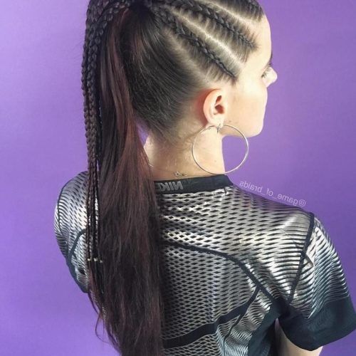 Straight Triple Threat Ponytail Hairstyles (Photo 11 of 20)