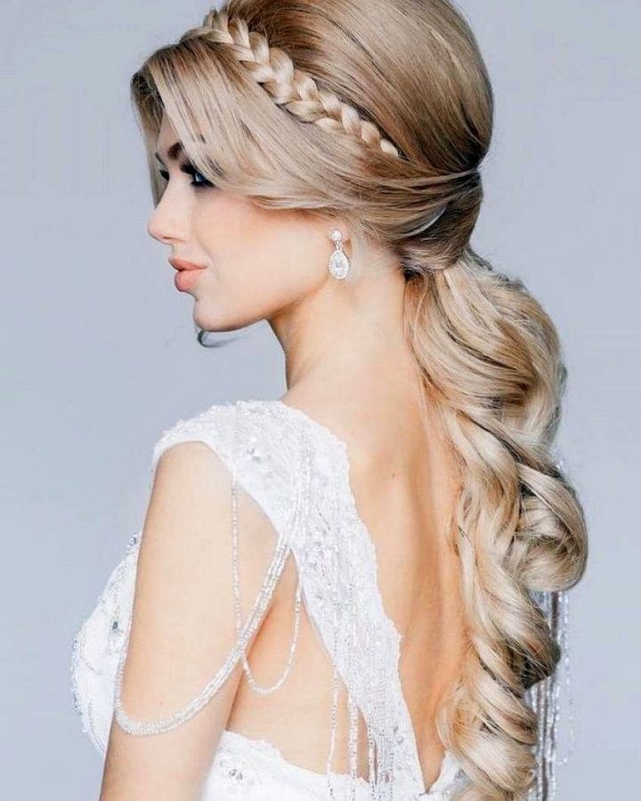 15 Inspirations Grecian Wedding Hairstyles for Long Hair