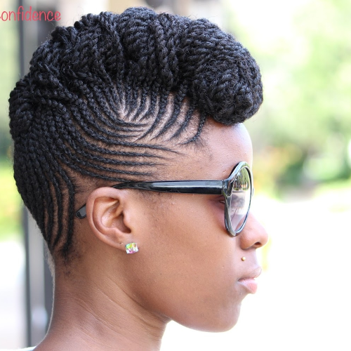 Updo Cornrows Hairstyles (Photo 15 of 15)