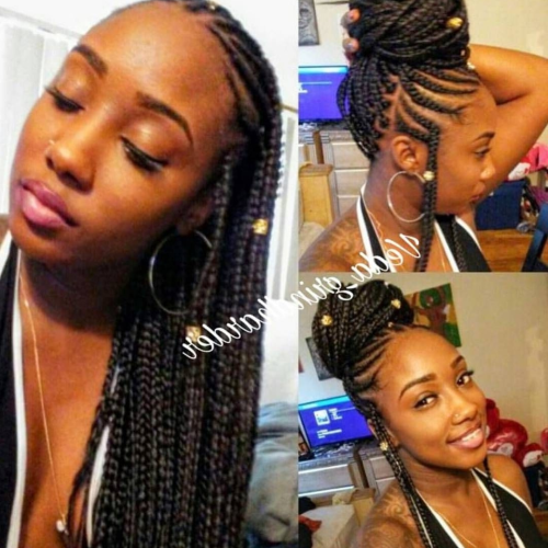 Cornrows Hairstyles With Extensions (Photo 6 of 15)