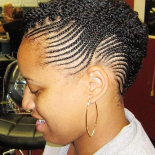 Cornrows Hairstyles For Natural African Hair (Photo 12 of 15)