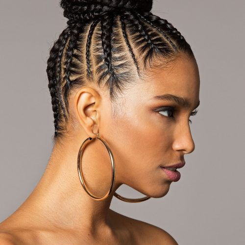 Cornrows Hairstyles For Short Natural Hair (Photo 8 of 15)