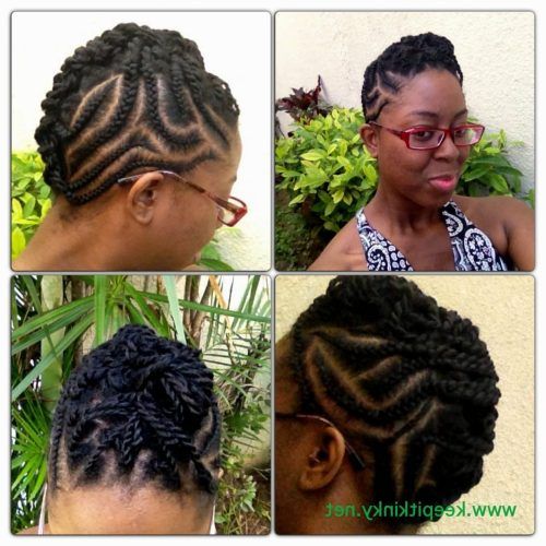 Cornrows Hairstyles For Short Natural Hair (Photo 14 of 15)