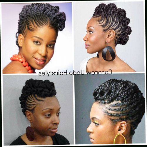 Cornrow Hairstyles Up In One (Photo 9 of 15)