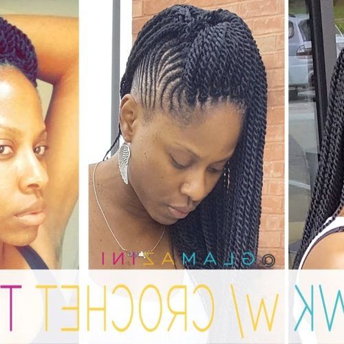 Box Braids And Cornrows Mohawk Hairstyles (Photo 2 of 15)