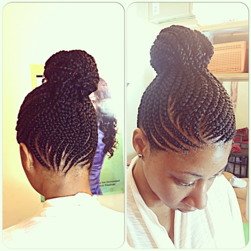 Cornrows Hairstyles With Buns (Photo 12 of 15)