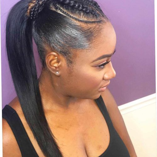 Cornrows Hairstyles With Ponytail (Photo 5 of 15)