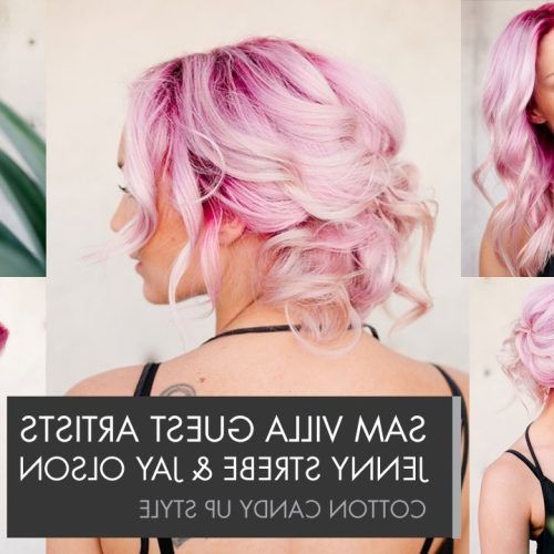 Cotton Candy Updo Hairstyles (Photo 10 of 15)