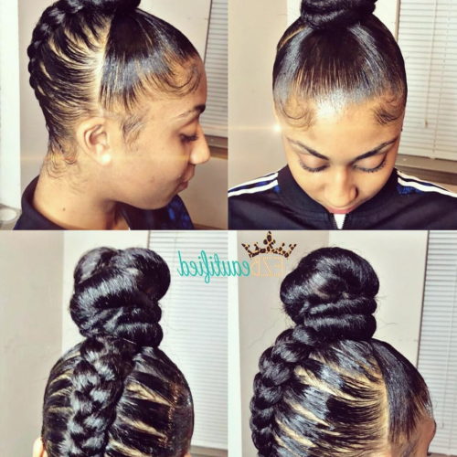 Exotic Twisted Knot Hairstyles (Photo 5 of 15)