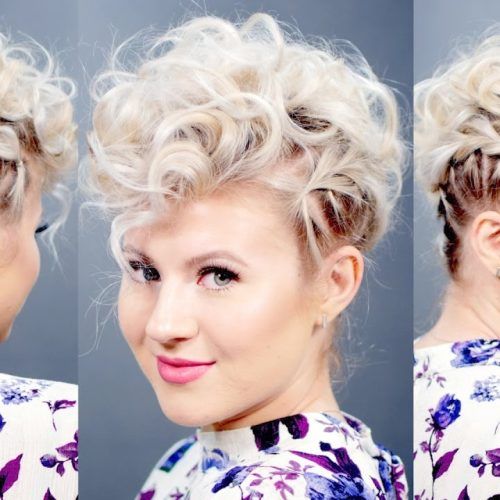 Curly Faux Mohawk Hairstyles (Photo 18 of 20)