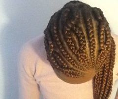 15 Collection of Criss-crossed Braids with Feed-in Cornrows