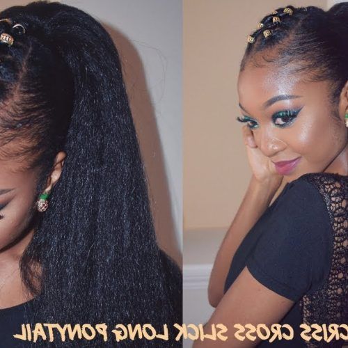 The Criss-Cross Ponytail Hairstyles (Photo 18 of 20)