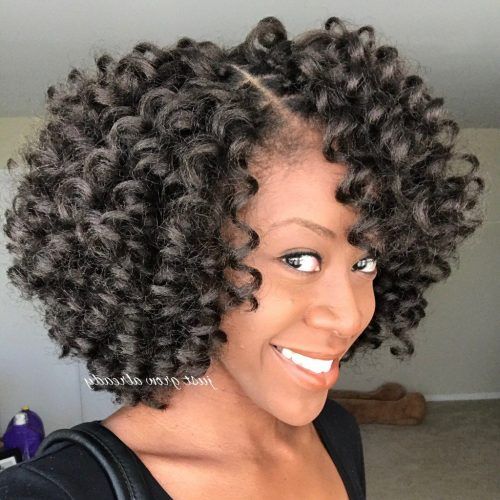Bouncy Curly Black Bob Hairstyles (Photo 4 of 20)