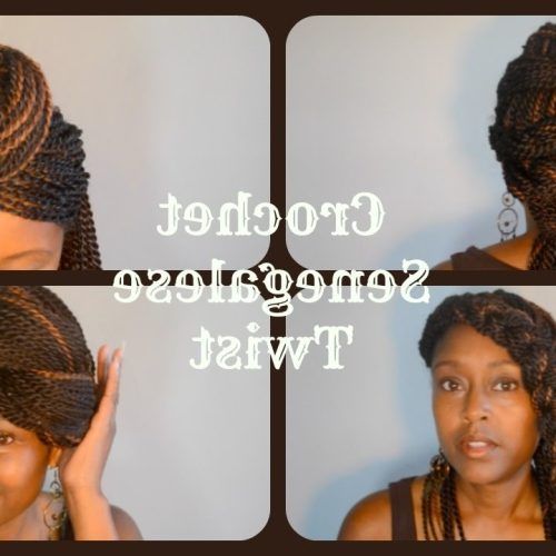 Senegalese Twist Styles Updo Hairstyles (Photo 14 of 15)