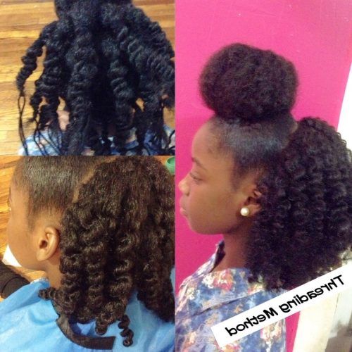 Updo Hairstyles For Natural Hair With Weave (Photo 2 of 15)