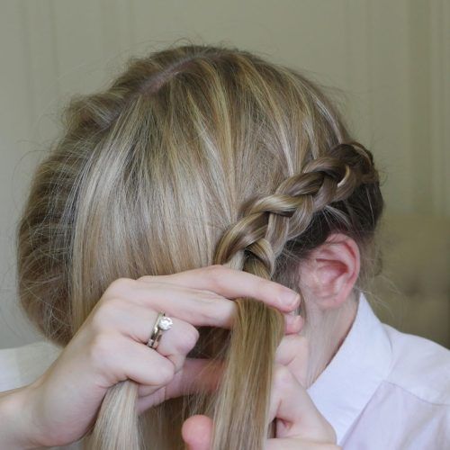 Forward Braided Hairstyles With Hair Wrap (Photo 6 of 20)