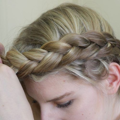 Forward Braided Hairstyles With Hair Wrap (Photo 20 of 20)