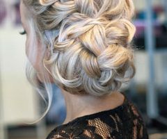 20 Best Collection of Braid and Fluffy Bun Prom Hairstyles
