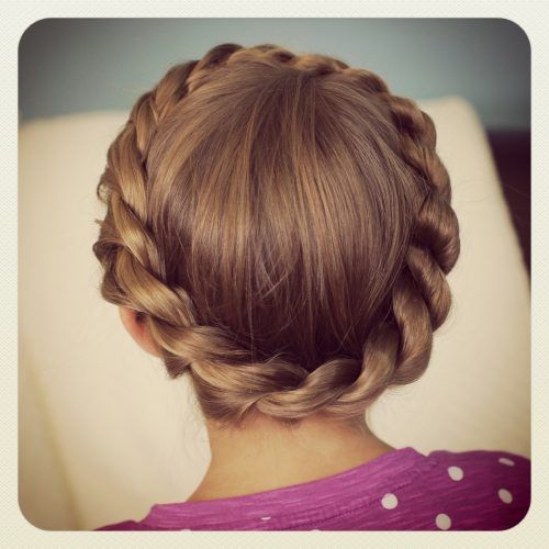 Braided Crown Updo Hairstyles (Photo 14 of 15)