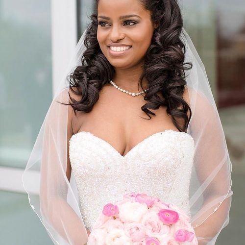 Wedding Hairstyles For Long Down Curls Hair (Photo 14 of 15)
