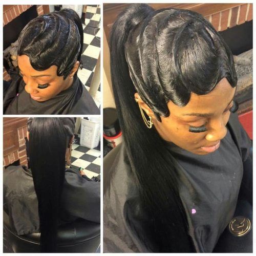 Sculpted And Constructed Black Ponytail Hairstyles (Photo 8 of 20)