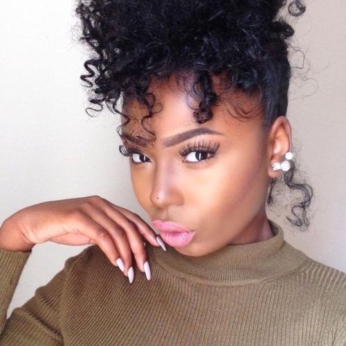 Curly Updos For Black Hair (Photo 6 of 15)