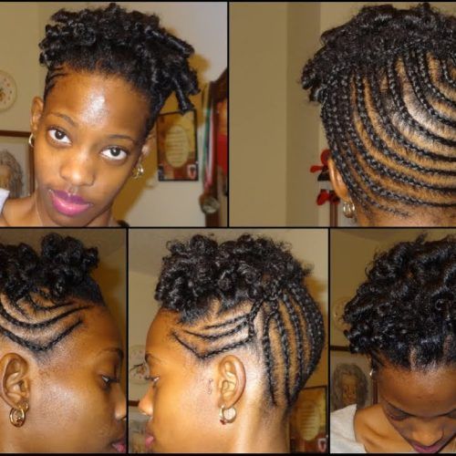 Angled Braided Hairstyles On Crimped Hair (Photo 7 of 20)