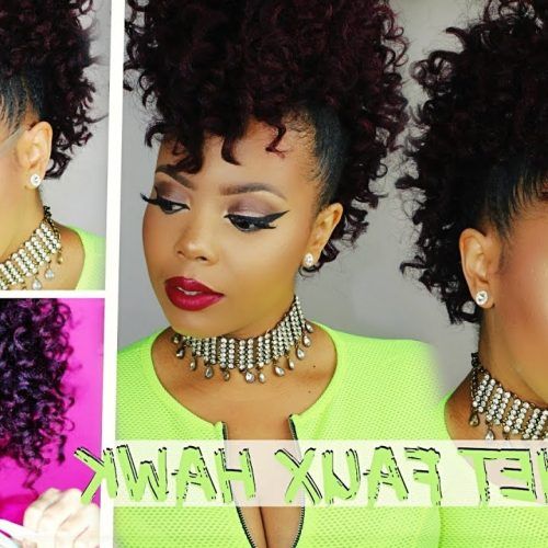 Curly Faux Mohawk Hairstyles (Photo 14 of 20)