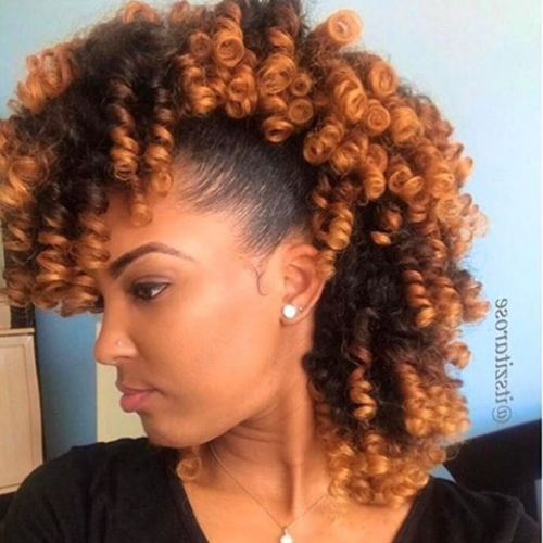 Natural Curly Hair Mohawk Hairstyles (Photo 5 of 20)