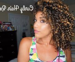 20 Collection of Curly Hairstyles with Shine