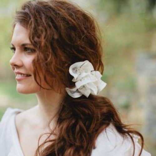 Curly Ponytail Wedding Hairstyles For Long Hair (Photo 14 of 20)