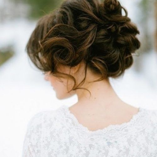 Curled Updo Hairstyles (Photo 13 of 20)