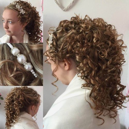 Bridal Updos For Curly Hair (Photo 12 of 15)