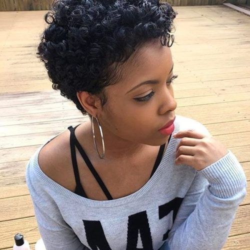 Short Black Hairstyles For Curly Hair (Photo 8 of 15)