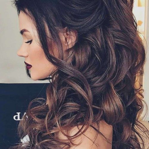 Wedding Guest Hairstyles For Long Curly Hair (Photo 11 of 15)