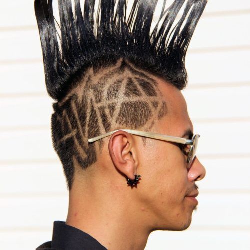 Punk Mohawk Updo Hairstyles (Photo 7 of 20)