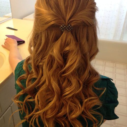 Easy Curled Prom Updos (Photo 4 of 20)