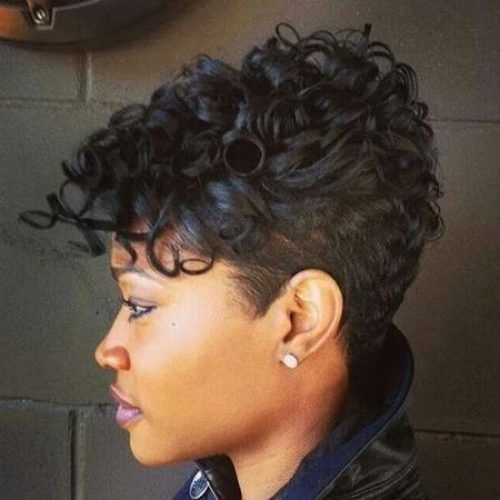 Curly Short Hairstyles For Black Women (Photo 17 of 20)