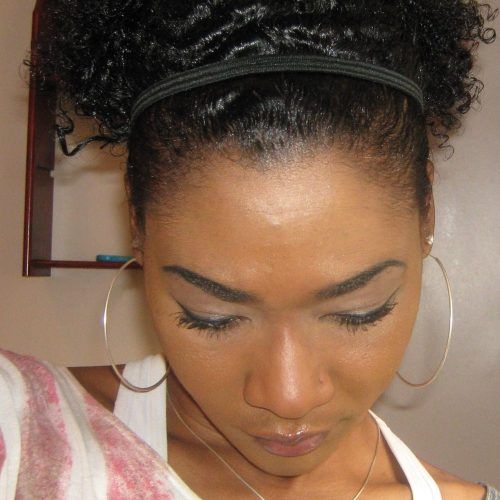Black Curly Hair Updo Hairstyles (Photo 2 of 15)