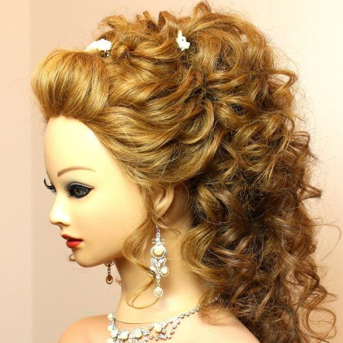 Wedding Hairstyles For Long Curly Hair (Photo 5 of 15)