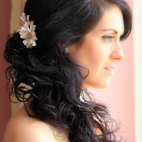 Wedding Hairstyles On The Side With Curls (Photo 5 of 15)