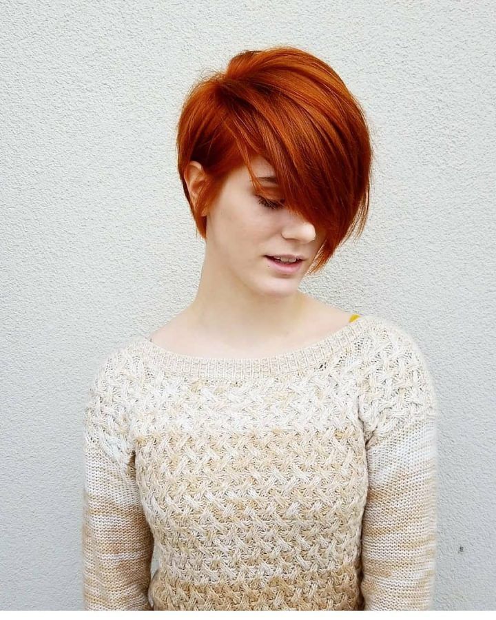 20 Best Ideas Asymmetrical Pixie Hairstyles with Pops of Color