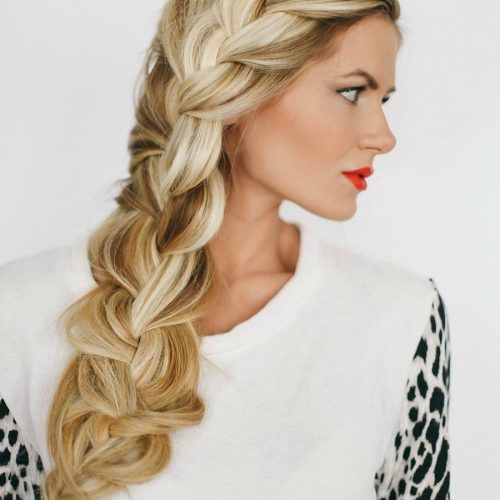 Blonde Pony With Double Braids (Photo 8 of 15)