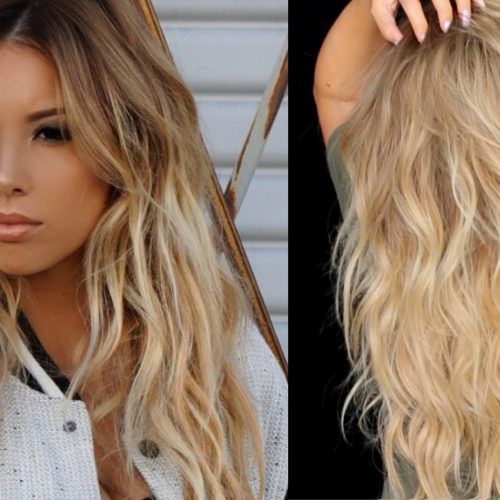 Blonde Ponytail Hairstyles With Beach Waves (Photo 5 of 20)