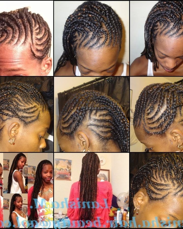 15 Collection of Box Braids and Cornrows Mohawk Hairstyles